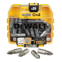 DeWALT DT71521 PZ2 25mm Schroefbits 25 stuks - 5035048535196 - DT71521-QZ - Mastertools.nl