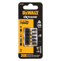 DeWALT DT7381T Extreme Impact Torsion schroefbits T20 25mm 5 stuks - - - Mastertools.nl