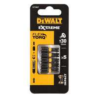 DeWALT DT7384T Extreme Impact Torsion Schroefbits T30 25mm 5 Stuks - - - Mastertools.nl