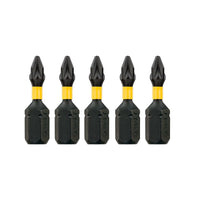 DeWALT DT7386T Extreme Impact Torsion Schroefbits PZ1 25mm 5 Stuks - 5035048089309 - DT7386T-QZ - Mastertools.nl