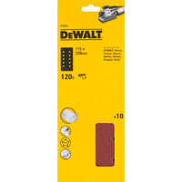 DeWALT DT8552 Schuurpapier P120 115x228mm VE=10 - 5035048069622 - DT8552-QZ - Mastertools.nl