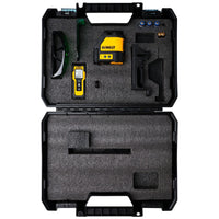 DeWALT DW0887100-1 Combiset: DW088CG Kruislijnlaser Groen + DWHT77100 Afstandsmeter - 5054905315450 - DW0887100-1 - Mastertools.nl