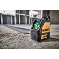 DeWALT DW088CG Kruislijnlaser Groen 15mtr. - 5035048669600 - DW088CG-XJ - Mastertools.nl