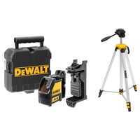 DeWALT DW088CGTRI Kruislijnlaser Groen 15m + DE0881T Statief - 5054905030117 - DW088CGTRI - Mastertools.nl