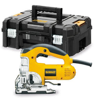 DeWALT DW331KT Decoupeerzaag 701W in TSTAK - 5035048434215 - DW331KT-QS - Mastertools.nl