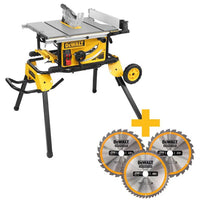 DeWALT DWE7492SET Zaagtafel + DWE74911 Rijdbaar onderstel - 5054905246204 - DWE7492SET - Mastertools.nl