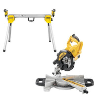 DeWALT DWS773SET Afkort-/Verstekzaag 216mm 1300W + DE7033 Onderstel - - - Mastertools.nl