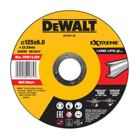 DeWALT DX7941 EXTREME™ Afbraamschijf Metaal 125mm - 5035048218853 - DX7941-AE - Mastertools.nl