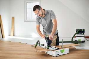 Festool TS 60 KEBQ-Plus-FS 100Y Limited Edition invalzaag in systainer met FS 1400/2 BL geleiderail - 578221 - - - Mastertools.nl