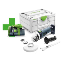 Festool AGC 18-125 EB-Basic-5,0 Accu Haakse Slijper 125mm 18V 5.0Ah in Systainer - 577031 - 4014549391365 - 577031 - Mastertools.nl