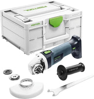 Festool AGC 18-125 EB-Basic Accu Haakse Slijper 125mm 18V Basic Body in Systainer - 576825 - - - Mastertools.nl