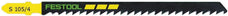 Festool Decoupeerzaagblad S 105/4 VE=5 - - - Mastertools.nl