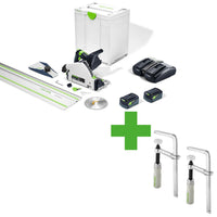 Festool TSC 55 5,0 KEBI-Plus/XL-FS Accu Invalcirkelzaag 18V 5.0Ah in Systainer met Geleiderail FS 1400/2 - 577391 - 4014549408711 - 577391 - Mastertools.nl