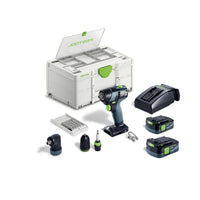 Festool TXS 12 2,5-Set Accu Schroefboormachine 12V 2.5Ah in Systainer - 576874 - 4014549383575 - 576874 - Mastertools.nl