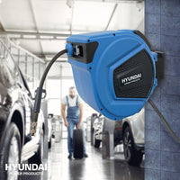 Hyundai Luchtslanghaspel 25m + Aanvoerslang 2m - 55964 - 8718502559644 - 55964 - Mastertools.nl