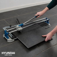 Hyundai Professionele Tegelsnijder 600mm Dubbele Geleider - 59768 - 8718502597684 - 59768 - Mastertools.nl