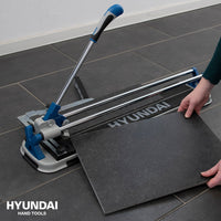 Hyundai Professionele Tegelsnijder 600mm Dubbele Geleider - 59768 - 8718502597684 - 59768 - Mastertools.nl