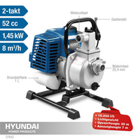 Hyundai Waterpomp Benzine 52cc - 57642 - 8718502576429 - 57642 - Mastertools.nl