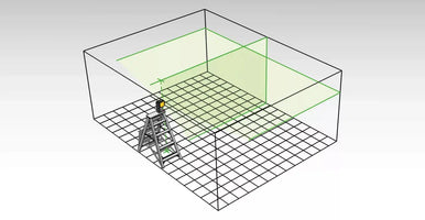 STABILA LAX 300 G kruislijnlaser groen - 19033 - 4005069190330 - 19033 - Mastertools.nl