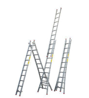 Little Jumbo Reformladder SuperPRO uitgebogen bomen geanodiseerd - 2x10 sporten - 1250400210 - 8718801670941 - 1250400210 - Mastertools.nl