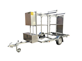 Little Jumbo Steigeraanhangwagen Pro met disseltoolbox - 313895050 - 8718421750320 - 313895050 - Mastertools.nl