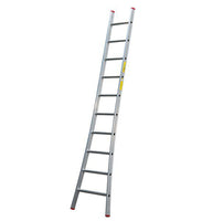 Little Jumbo SuperPRO Enkele uitgebogen ladder geanodiseerd - 18 sporten - 1250300118 - 8718421751501 - 1250300118 - Mastertools.nl