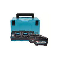 Makita Accu Starterset XGT DC40RB 2xBL4050F in Mbox - 191U13-9 - 0088381583039 - 191U13-9 - Mastertools.nl