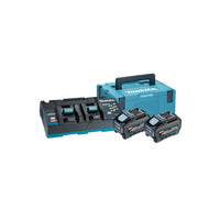 Makita Accu Starterset XGT DC40RB 2xBL4050F in Mbox - 191U13-9 - 0088381583039 - 191U13-9 - Mastertools.nl