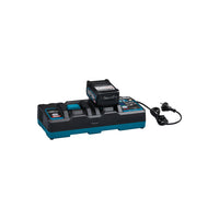 Makita Accu Starterset XGT DC40RB 4xBL4040 in Mbox - 191U28-6 - 0088381583183 - 191U28-6 - Mastertools.nl