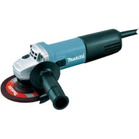 Makita 9558HNRGK 230 V Haakse slijper 125 mm in koffer - 0088381808859 - 9558HNRGK - Mastertools.nl