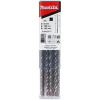 Makita B-46523-10 P2S SDS-PLUS boor 6x160mm 10st - - - Mastertools.nl