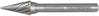Makita B-52847 HM-frees kegel met spitse kop v. metaal - - - Mastertools.nl