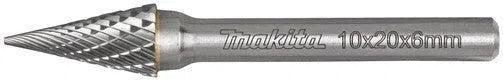 Makita B-52847 HM-frees kegel met spitse kop v. metaal - - - Mastertools.nl