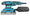 Makita BO3711 Vlakschuurmachine 190W 230V - 0088381603294 - BO3711 - Mastertools.nl