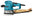 Makita BO6030J Excenter Schuurmachine 310W in Mbox - - - Mastertools.nl