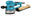 Makita BO6030J Excenter Schuurmachine 310W in Mbox - - - Mastertools.nl