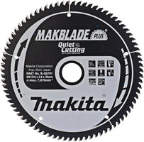 Makita Afkortzaagblad voor Hout | Makblade-Plus | Ø 216mm Asgat 30mm 80T - B-08791 - 0088381336789 - B-08791 - Mastertools.nl