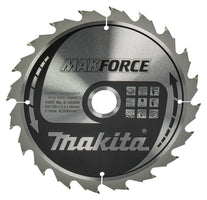 Makita Cirkelzaagblad voor Hout | Makforce | Ø 235mm Asgat 30mm 20T - B-32269 - 0088381421072 - B-32269 - Mastertools.nl