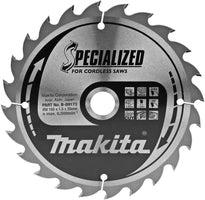 Makita Cirkelzaagblad voor Hout | Specialized | Ø 165mm Asgat 20mm 24T - B-09173 - - - Mastertools.nl
