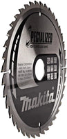 Makita Cirkelzaagblad voor Hout | Specialized | Ø 190mm Asgat 30mm 40T - B-09254 - 0088381337922 - B-09254 - Mastertools.nl