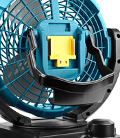 Makita DCF102Z Accu Ventilator 14,4V/18V met Zwenkfunctie Basic Body - - - Mastertools.nl