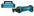 Makita DCO180ZJ Accu Gipsfrees 18V Basic Body in Mbox - 0088381674553 - DCO180ZJ - Mastertools.nl