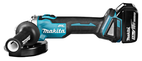 Makita DGA504RTJ Accu Haakse Slijper 125mm 18V 5.0Ah in Mbox - 0088381684668 - DGA504RTJ - Mastertools.nl