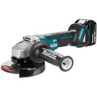 Makita DGA505RTJ Accu Haakse Slijper 125mm 18V 5.0Ah in Mbox - 0088381694834 - DGA505RTJ - Mastertools.nl