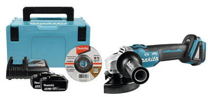 Makita DGA506RTJ Accu Haakse Slijper 125mm 18V 5.0Ah in Mbox - 0088381814386 - DGA506RTJ - Mastertools.nl