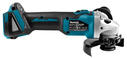 Makita DGA506ZJ Accu Haakse Slijper 125mm 18V Basic Body in Mbox - - - Mastertools.nl
