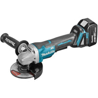 Makita DGA508RTJ Accu Haakse Slijper 125mm 18V 5.0Ah in Mbox - 0088381814799 - DGA508RTJ - Mastertools.nl