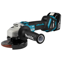 Makita DGA511RTJ Accu Haakse Slijper 125mm 18V 5.0Ah in Mbox - 0088381853576 - DGA511RTJ - Mastertools.nl