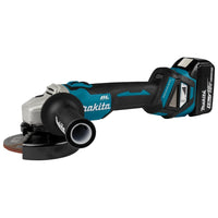 Makita DGA511RTJ Accu Haakse Slijper 125mm 18V 5.0Ah in Mbox - 0088381853576 - DGA511RTJ - Mastertools.nl