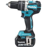 Makita DHP484RTJ Accu klop-/schroefboormachine 18V 5.0Ah in Mbox - 0088381826228 - DHP484RTJ - Mastertools.nl